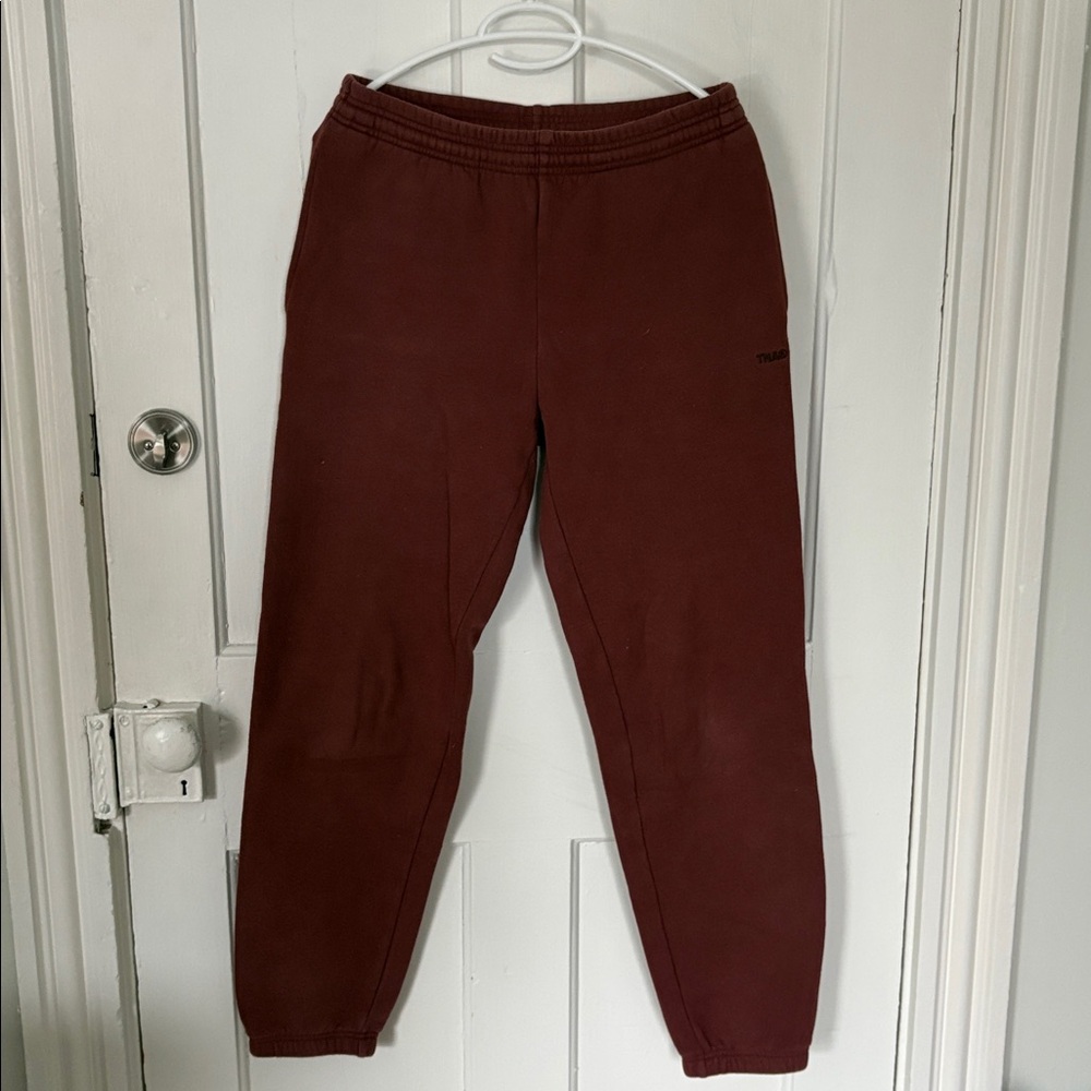 Aritzia TNA Maroon Sweatpants